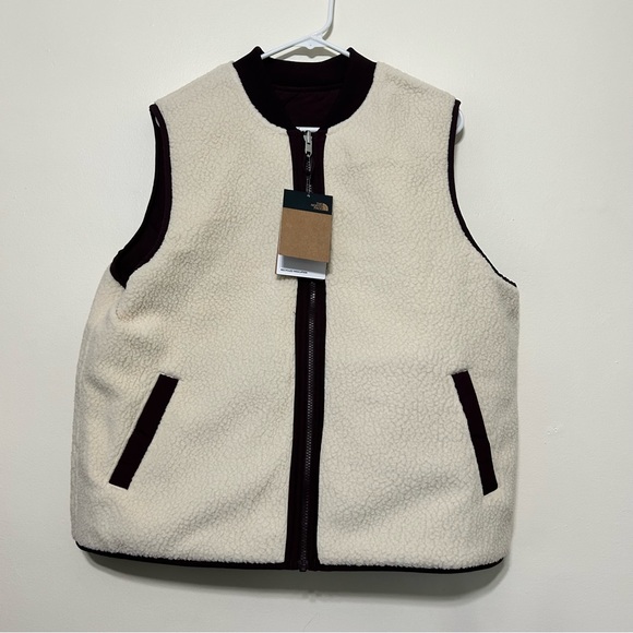 The North Face Cuchillo Reversible Root Brown Vest Women’s Size XL - Picture 10 of 13